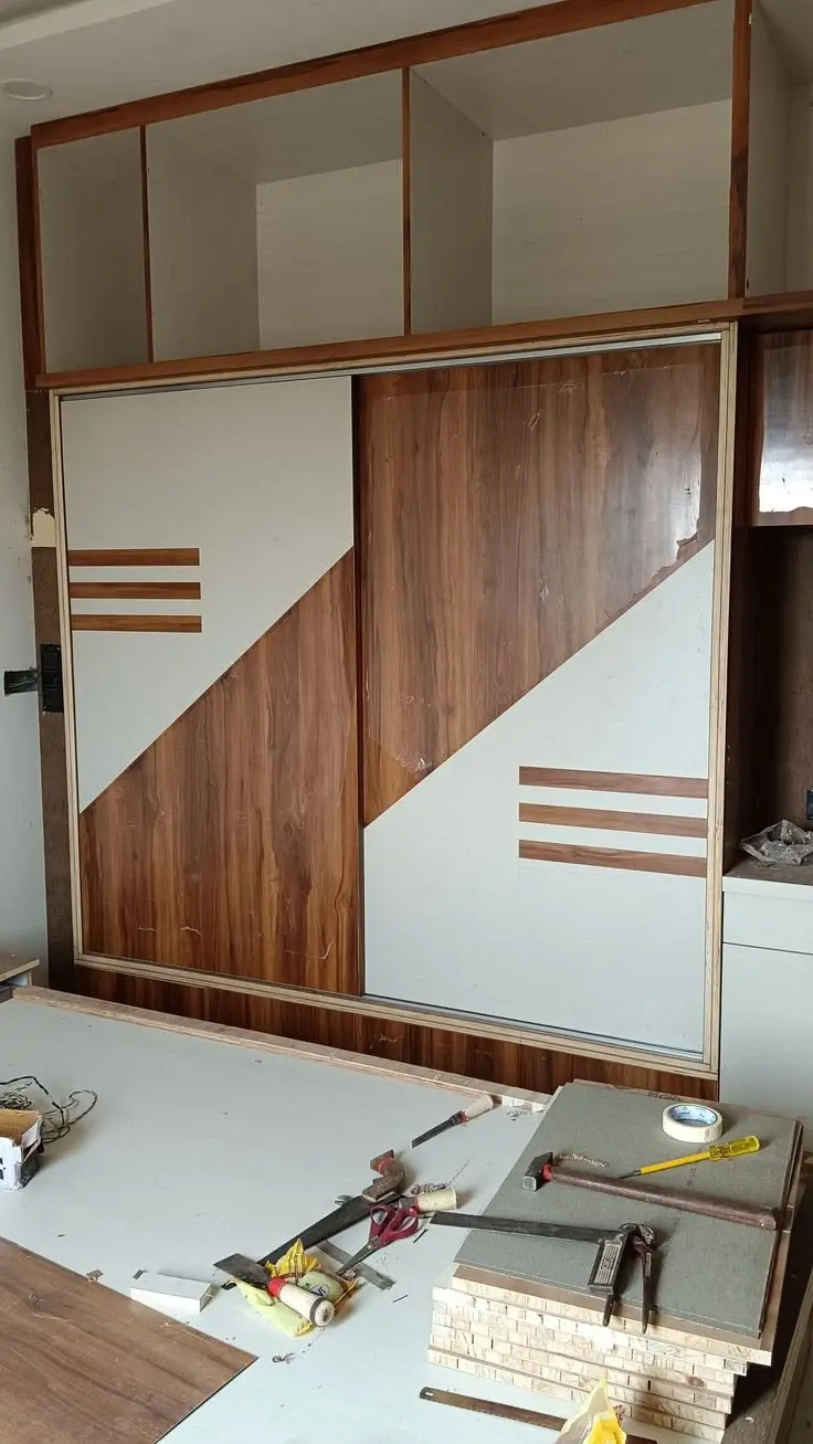 Master carpenter door fitting and custom woodwork in Patna by Shivani Interior CNC Works